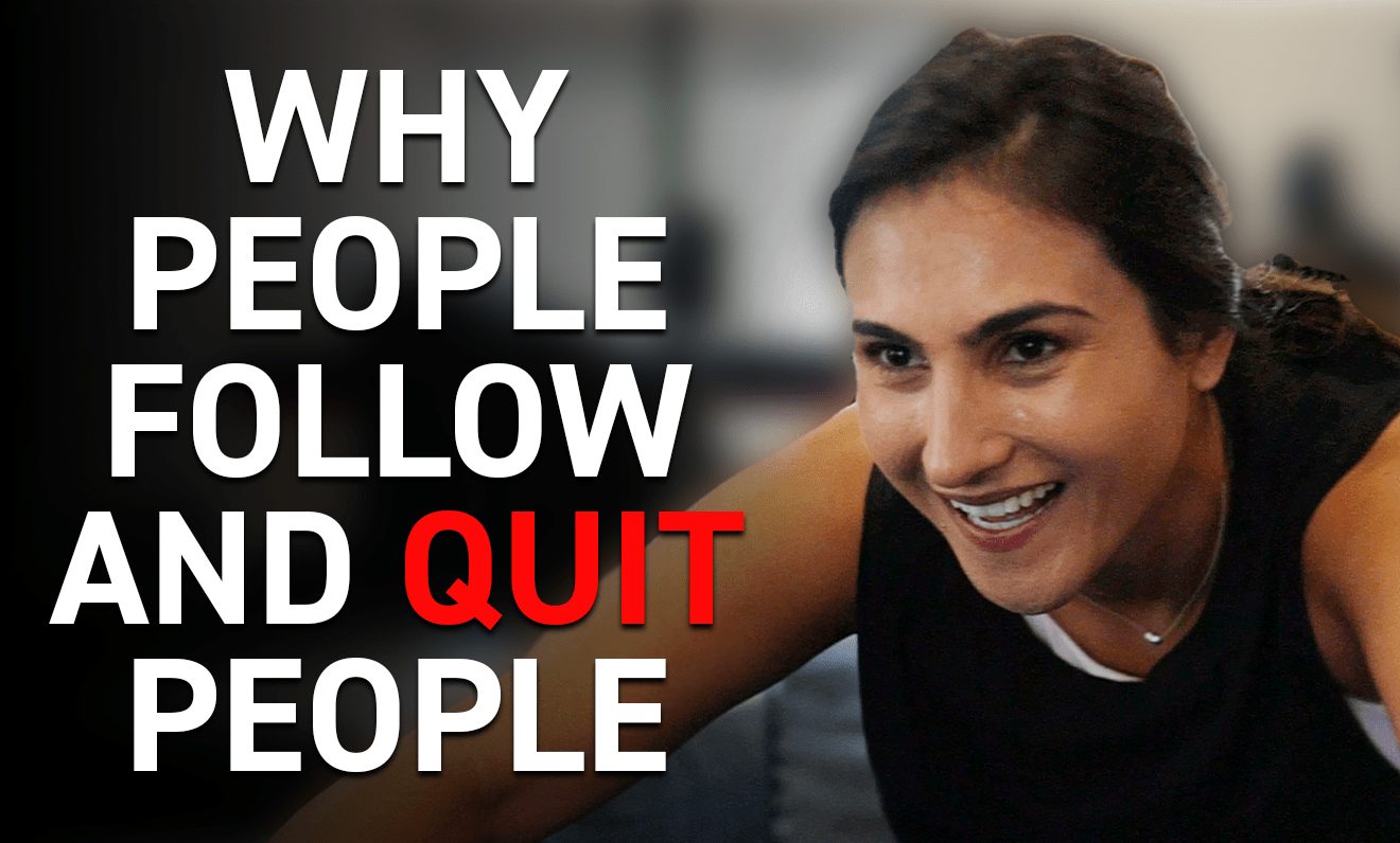 people quit and follow people not businesses
