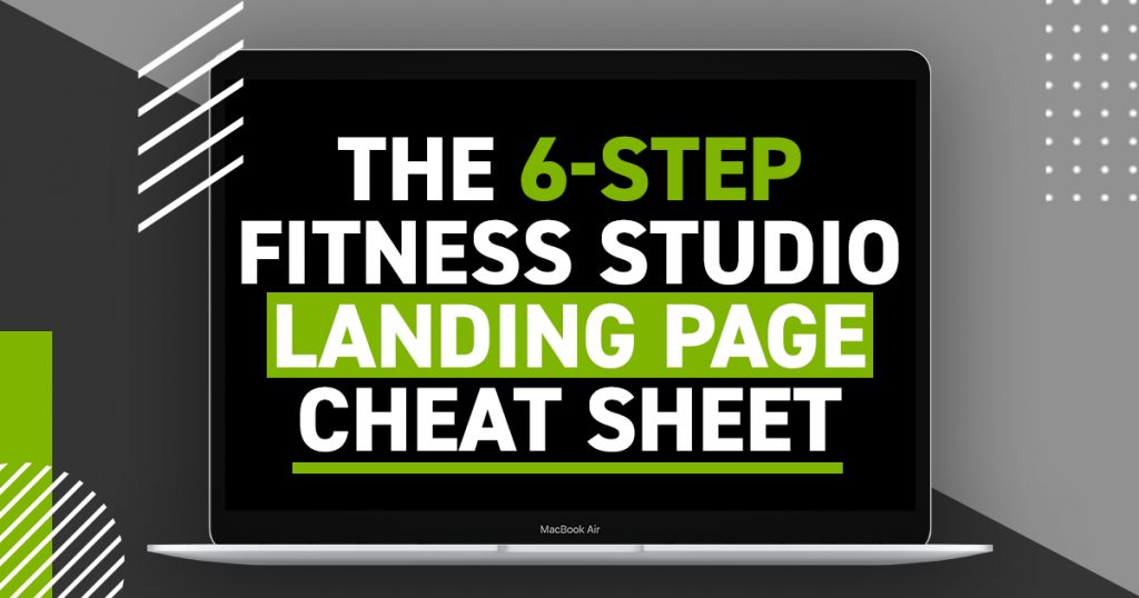 fitness studio gym 6-step landing page cheat sheet loud rumor